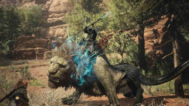 Mounting a creature in Dragon's Dogma 2