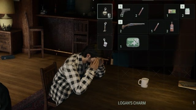 Alan Wake 2 Charm Menu