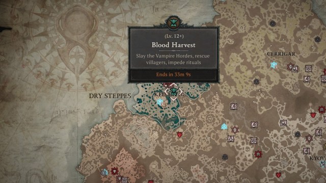 Blood Harvest in Diablo 4