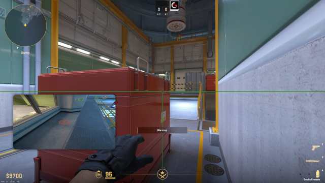 Ramp to Control Room Smoke on Nuke in CS2