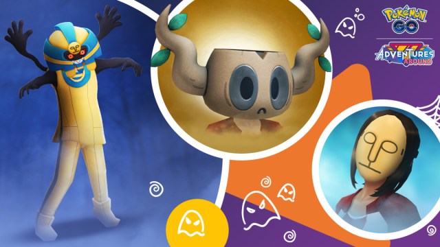 Official image of Halloween 2023 avatar items from Pokémon GO.
