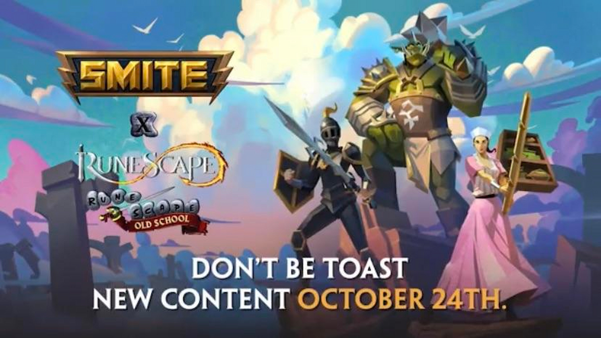 SMITE recebe crossover com RuneScape em 15 de novembro; trailer