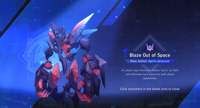 Blaze Out of Space Aether Spirit in Event for Honkai: Star Rail