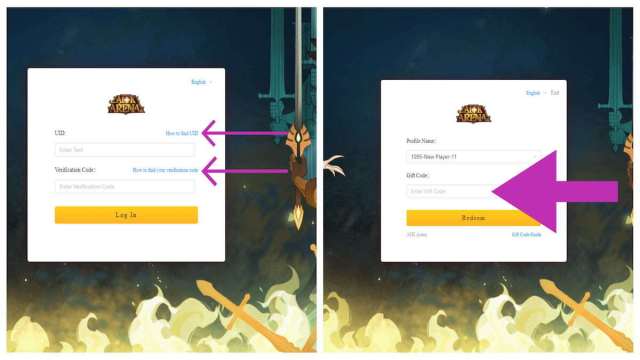 How to redeem codes in AFK Arena
