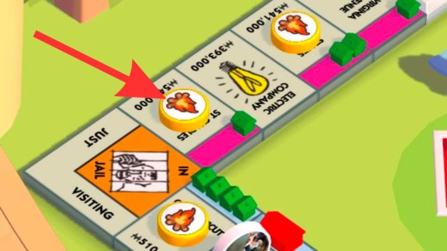 Screenshot of Campfire Chronicles tiles in Monopoly GO.