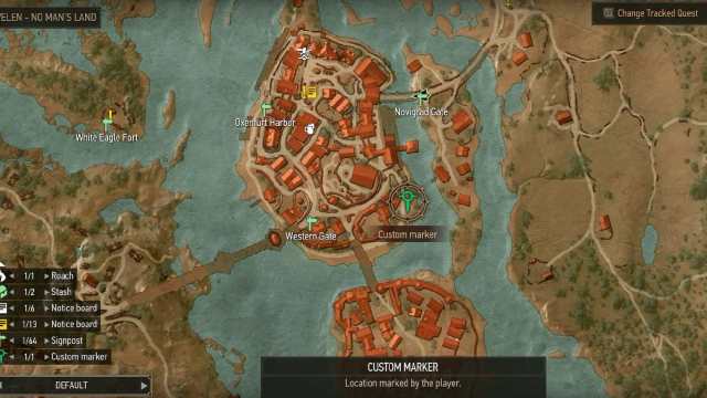 The Witcher 3 Remastered Map Location for Enhanced Feline Trousers