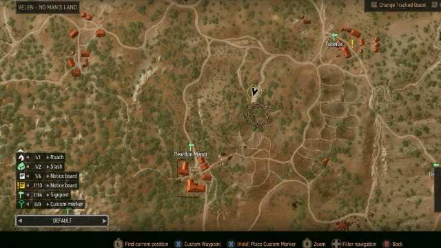 The Witcher 3 Remastered Map Location for Enhanced Feline Steel Sword