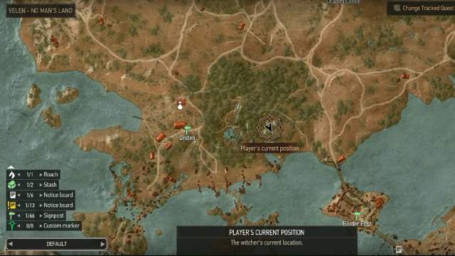 The Witcher 3 Remastered Map Location for Superior Feline Silver Sword