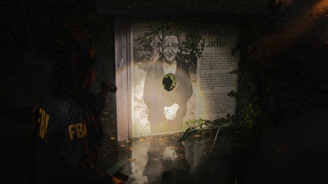 Witch ladle sign in Alan Wake 2