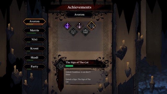 Death Must Die Sign of the Cat Achievement