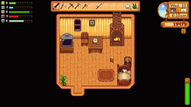 Experience Bars Mod in Stardew Valley