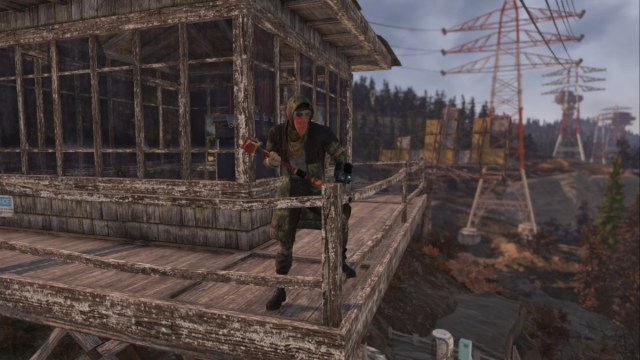 Fallout 76 Melee Build in a Tower