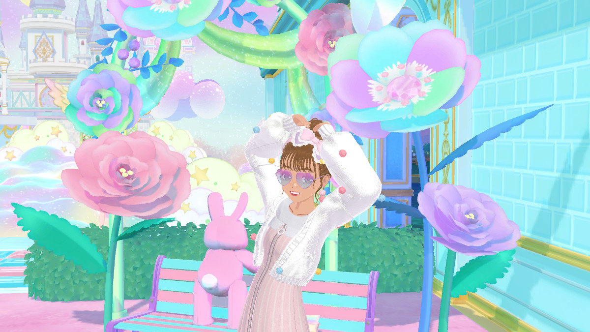 A Fashion Dreamer screenshot of a Muse player character in Cocoon FUN.
