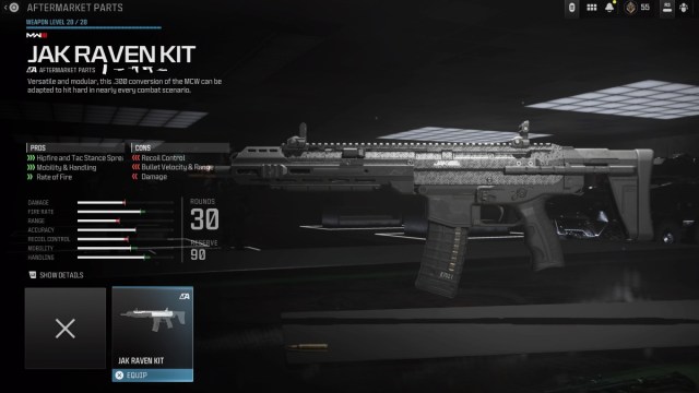 Jak Raven Kit in Modern Warfare 3