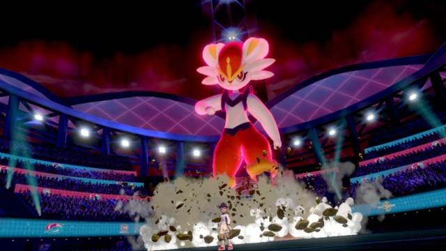 Pokemon Sword and Shield Hop with Dynamax Cinderace