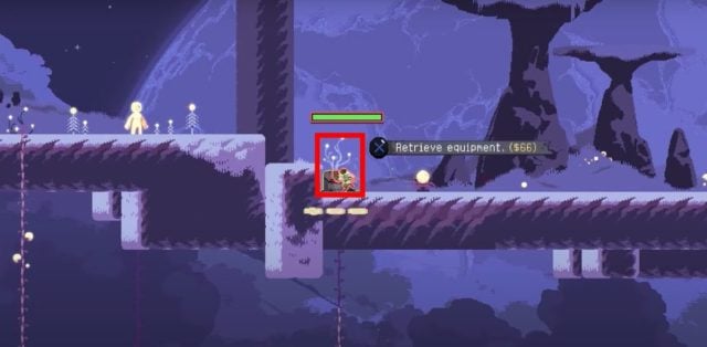 find chest with battery on the next run | risk of rain returns