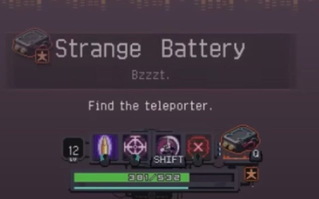 the strange battery in rorr