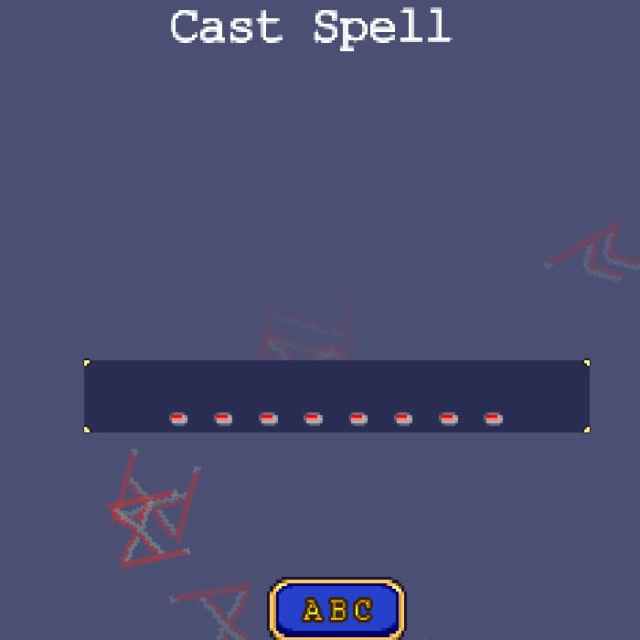 Spell Cast menu in Vampire Survivors