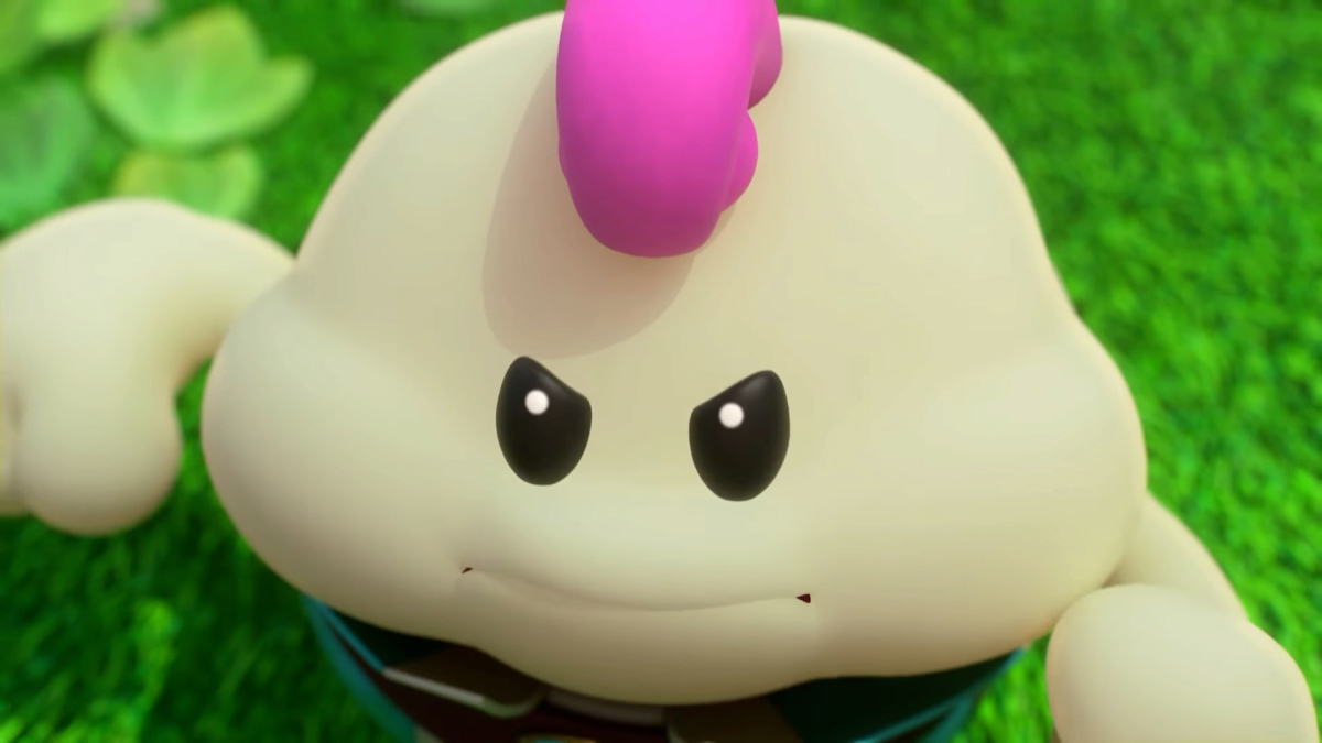 An image of Mallow ready to attack in Super Mario RPG.