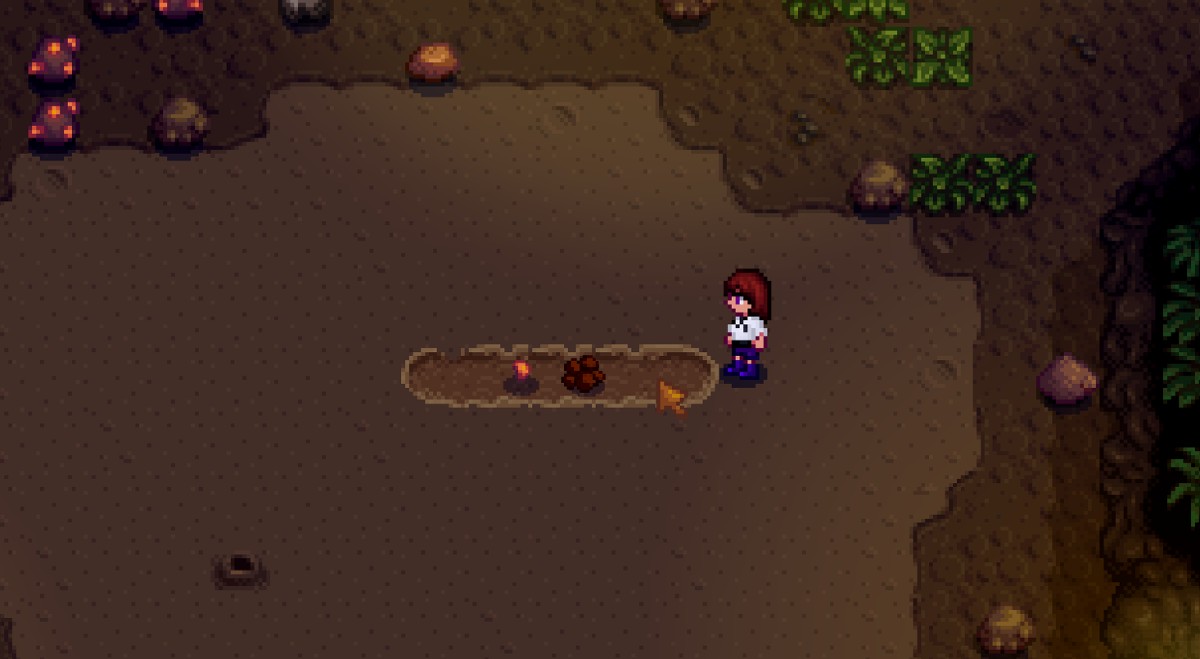 Tiling in the Mines in Stardew Valley