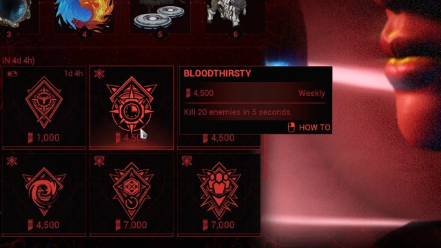 Warframe Bloodthirsty Challenge