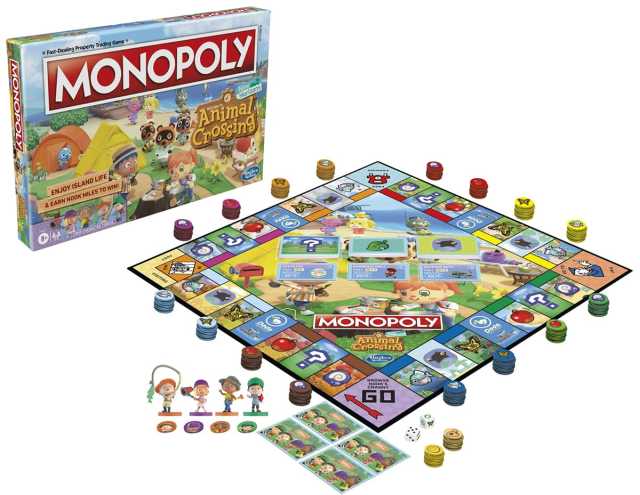 Animal Crossing Monopoly for cozy game holiday gift guide
