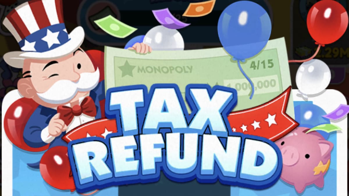 Monopoly GO Tax Refund event rewards listed