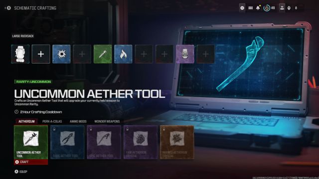 Mw3 Zombies Uncommon Aether Tool Crafting