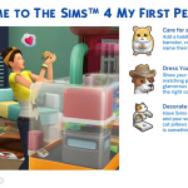 Claim your FREE Sims 4 Stuff Pack: My First Pet (PC / Mac)