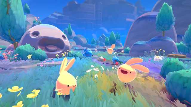 Slime Rancher cozy game Steam list