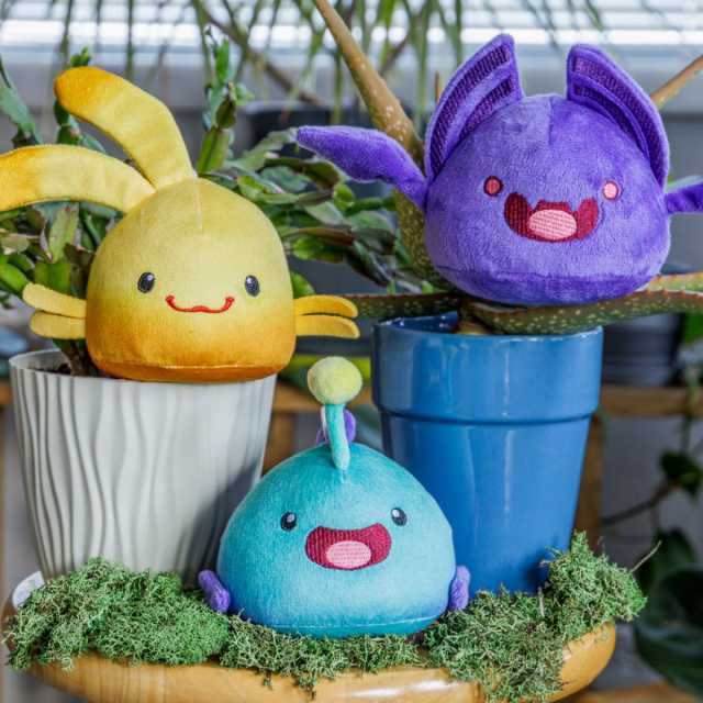 Slime Rancher plushies for cozy game holiday gift guide