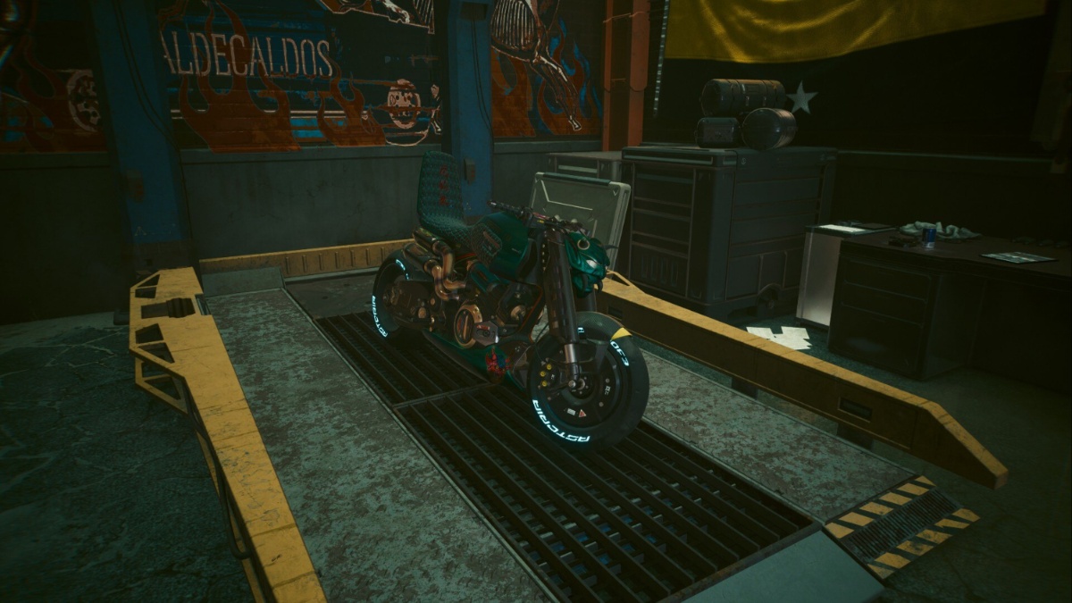 Cyberpunk 2077 Arch Nazare Itsumade Bike