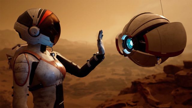 Deliver Us Mars Main Character and Robot
