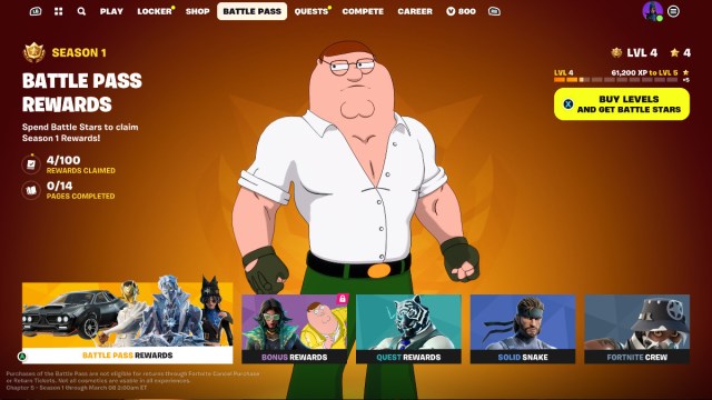 Buff Peter Fortnite