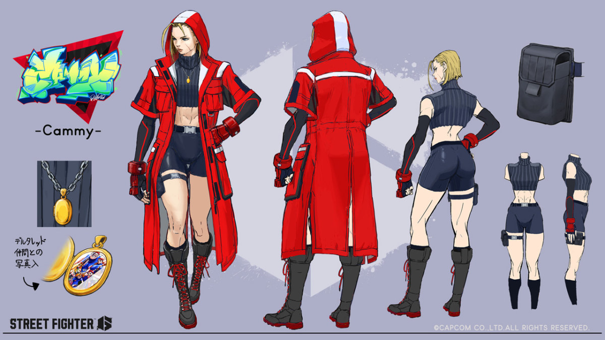 Capcom shows off unused Cammy designs for Street Fighter 6 that