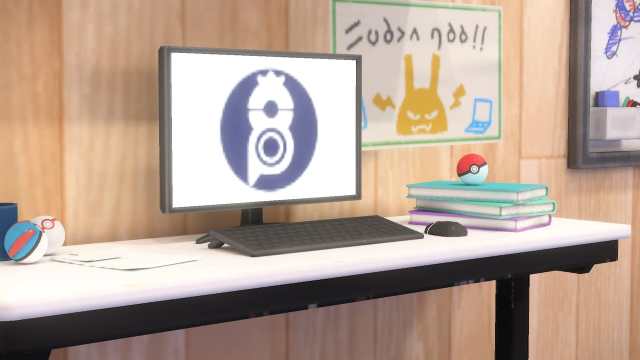 Pokemon scarlet and violet indigo disk screenshot of the League Club Terminal PC