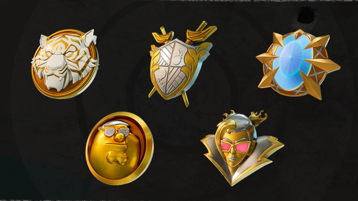 Image of Society Medallions in Fortnite Chapter 5.