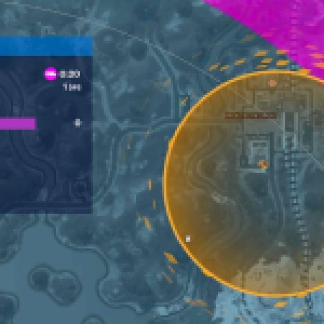 What is the gold circle on the map in Fortnite? - Polygon