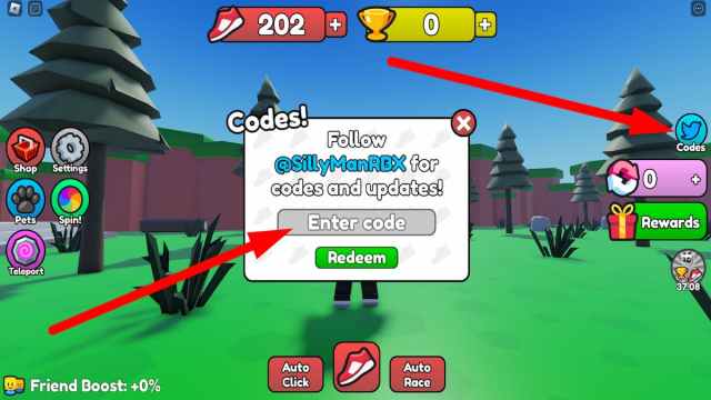 How to redeem codes in Catch Me If You Can