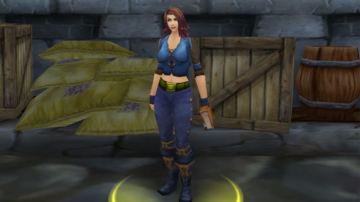 Screenshot of Elaine Compton Supply Officer in WoW SoD Season of Discovery.