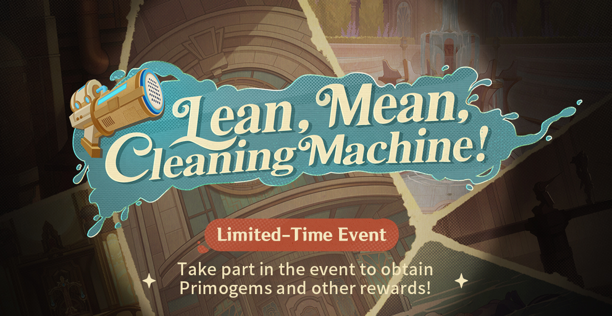 Genshin Lean Mean Cleaning Machine Featured