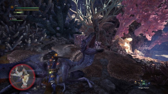 Hunting down a Tzitzi-Ya-Ku in Monster Hunter World