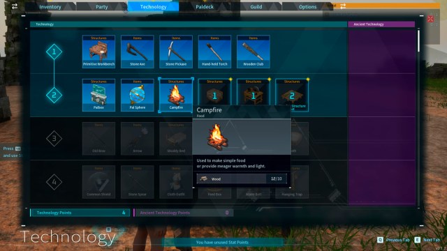 Palworld Avoid Getting Cold Campfire