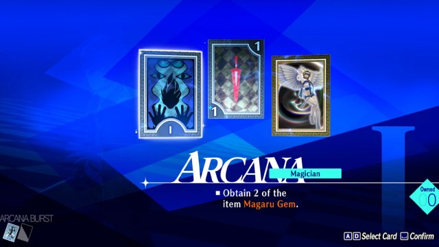 Persona 3 Shuffle Time Magician Major Arcana Card 