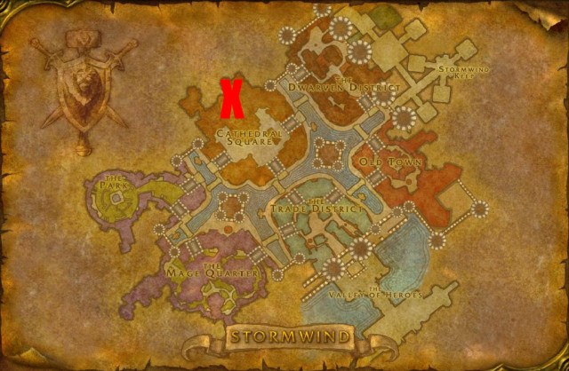 WoW SoD Sharing the Faith Location Stormwind