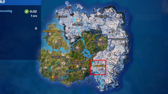 Hot Spots in Fortnite