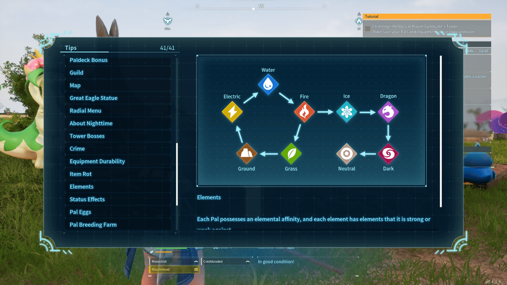 Palworld Type Effectiveness and Weakness Chart Prima Games