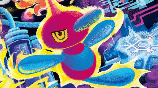 Official Pokemon TCG image of Porygon-Z using Tri Attack.