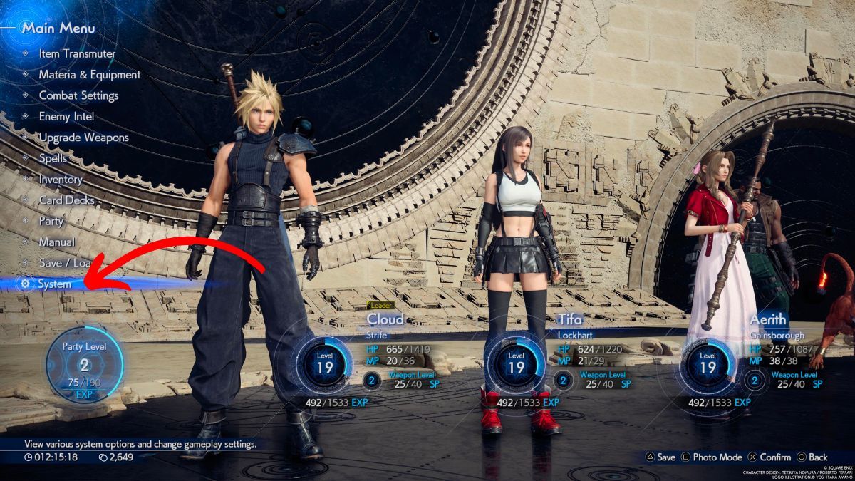 Ff7 Inventory How to Claim Demo and Save File Bonus Items in Final Fantasy 7 Rebirth ...