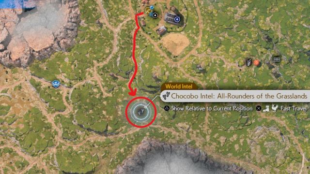 Screenshot of Piko's map location in Final Fantasy 7 Rebirth.